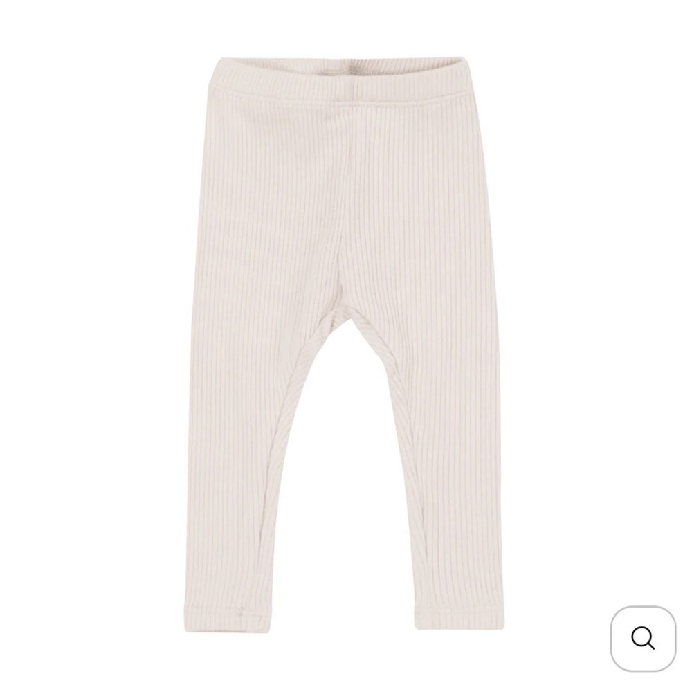 Kyte Baby Ribbed Leggings in Oat